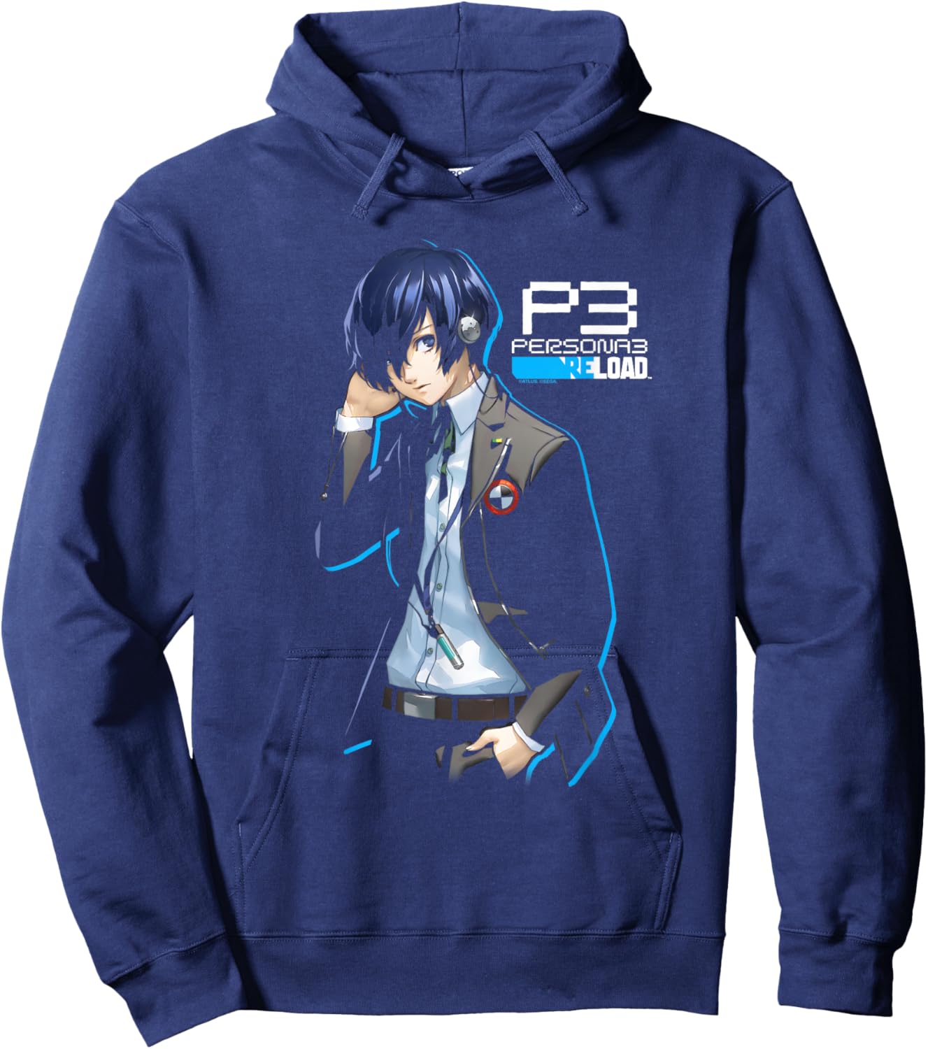 Protagonist Memento Mori Collage Video Game Hoodie - Hoodie | Navy