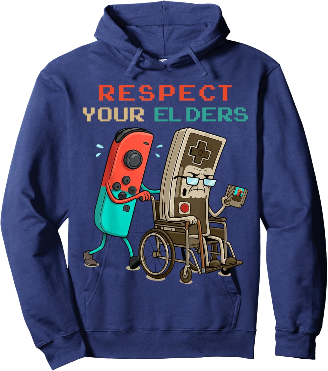 Controller 80s Hoodie - Hoodie | Navy