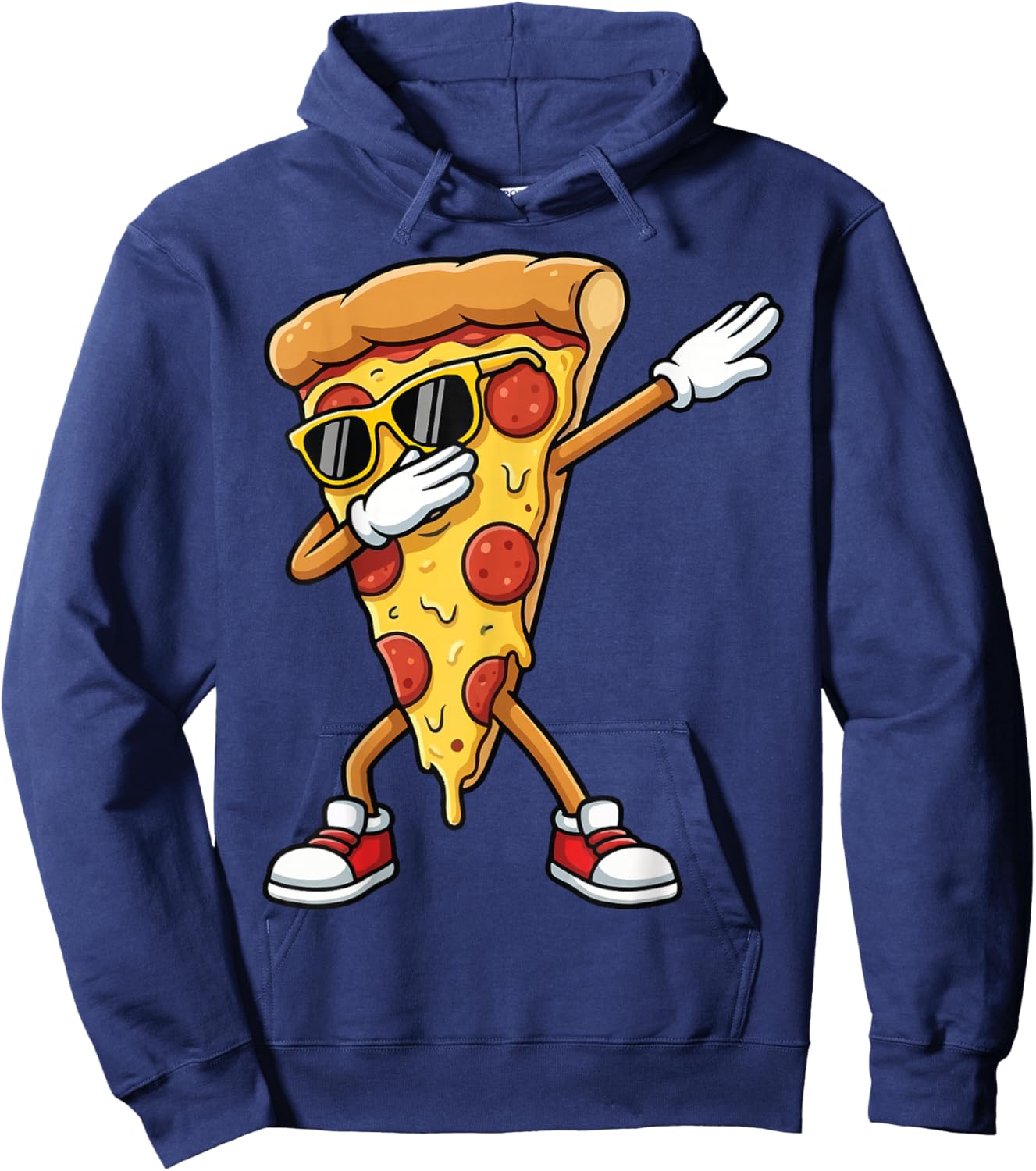 Pizza Dabbing Pizza Slice Hoodie - Hoodie | Navy