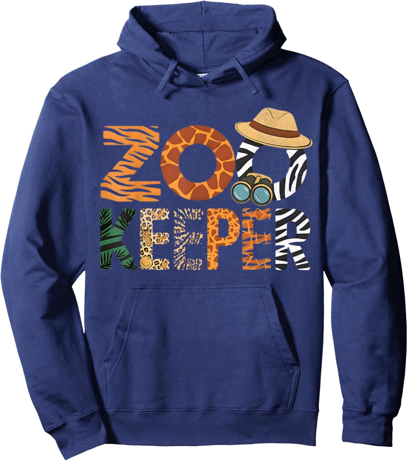 Zookeeper Costume Vintage Hoodie - Hoodie | Navy
