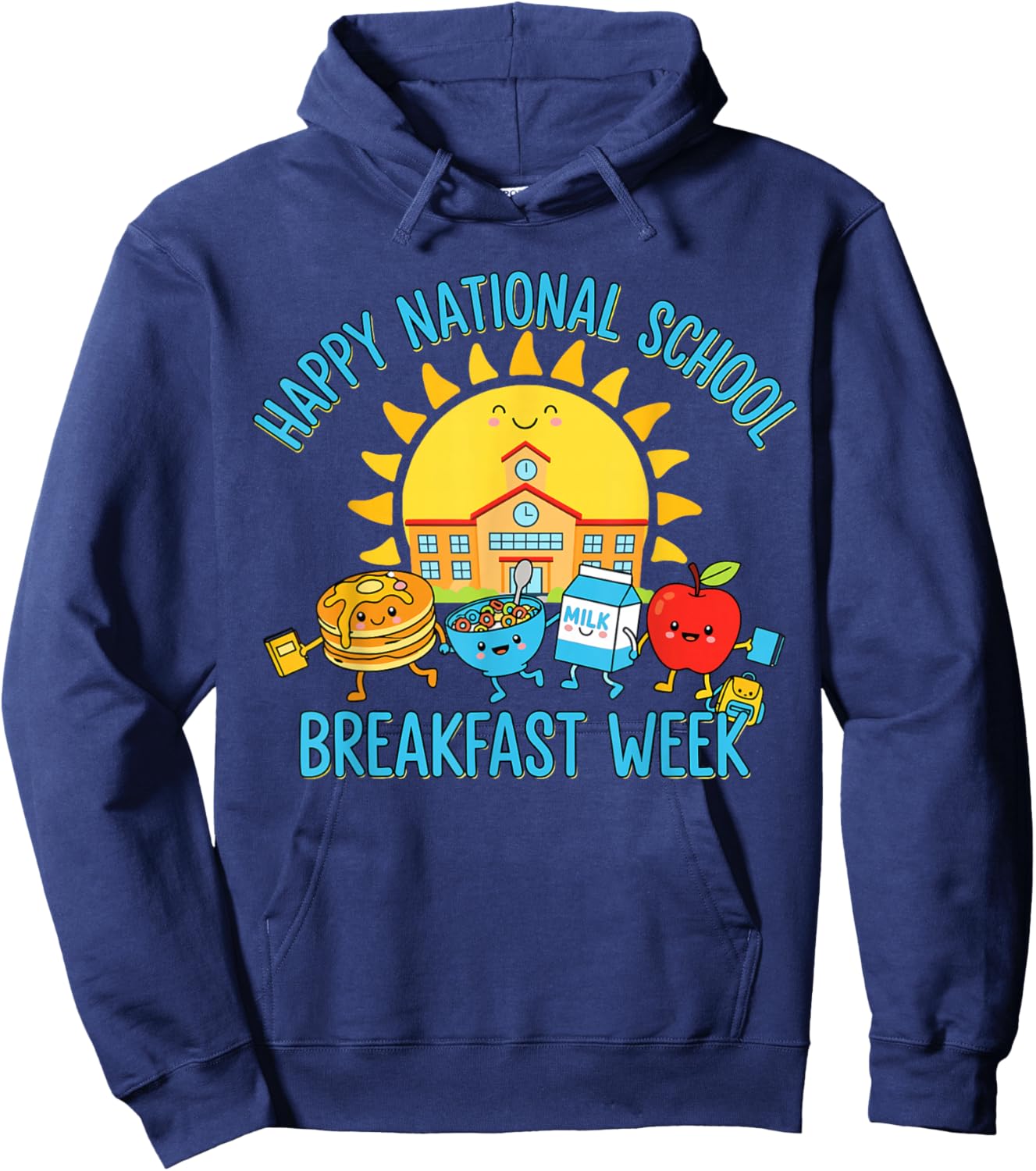 National School Breakfast Week 2026 Hoodie - Hoodie | Navy
