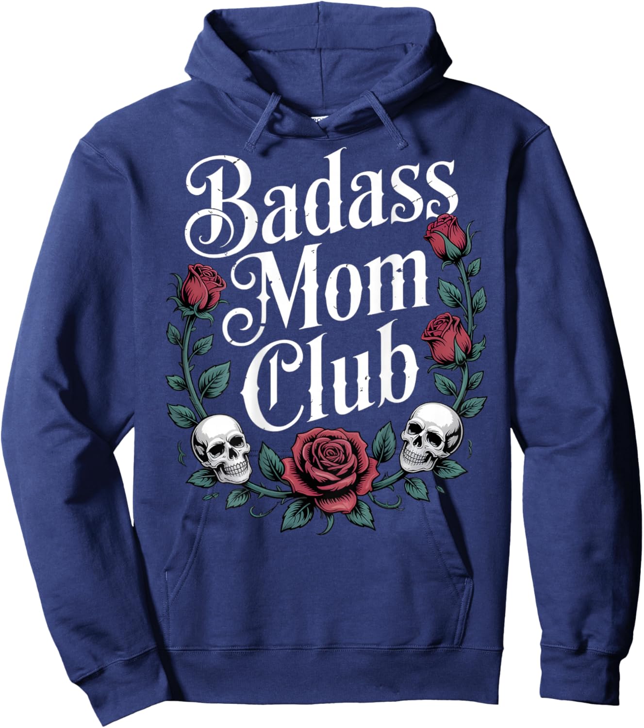 Badass Mom Club Strong Women Empowerment Hoodie - Hoodie | Navy