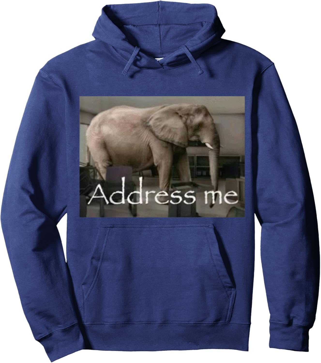 Address Me Elephant Hoodie - Hoodie | Navy