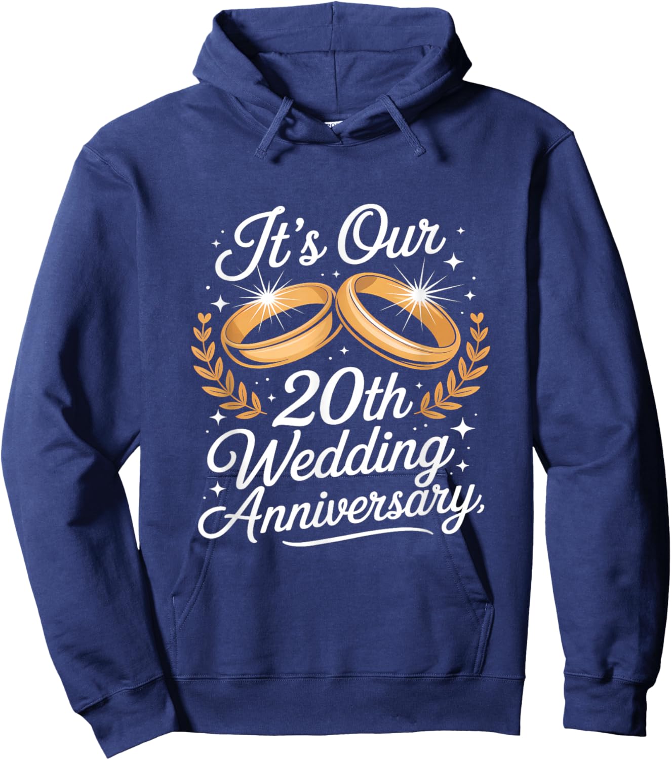 It´s Our 20th Wedding Anniversary for Couples Hoodie - Hoodie | Navy