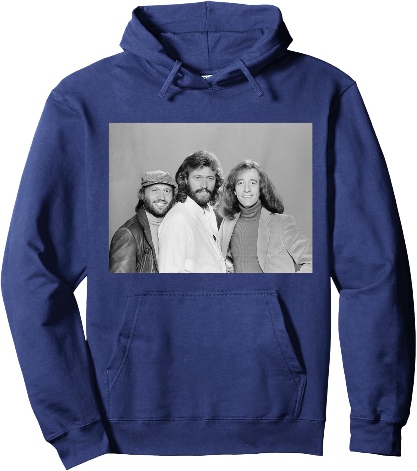Bee Gees Gibb Brothers Living Eyes Promo 1981 Hoodie - Hoodie | Navy
