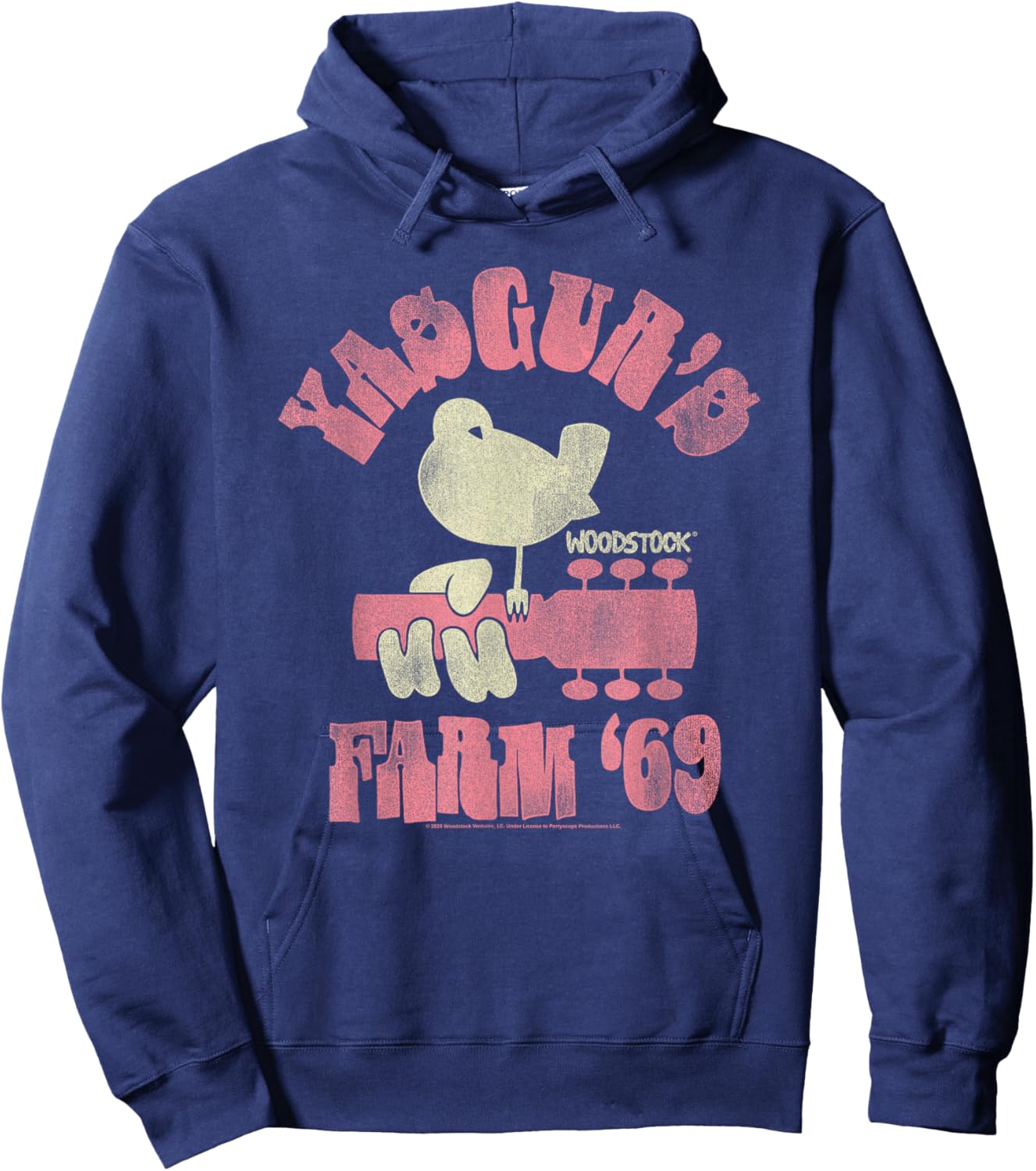 Woodstock Yasgurs Farm '69 Hoodie - Hoodie | Navy