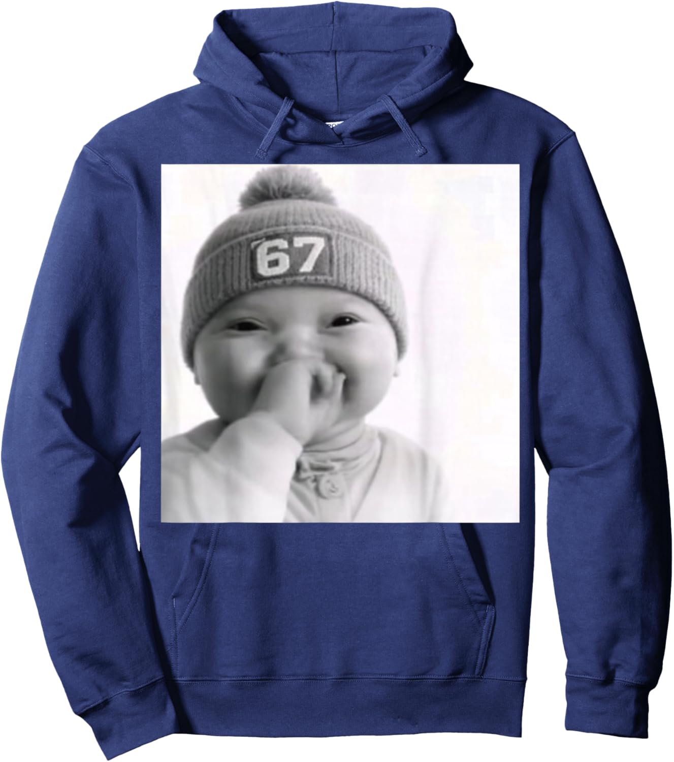 Ai Baby 67 Meme Hoodie - Hoodie | Navy