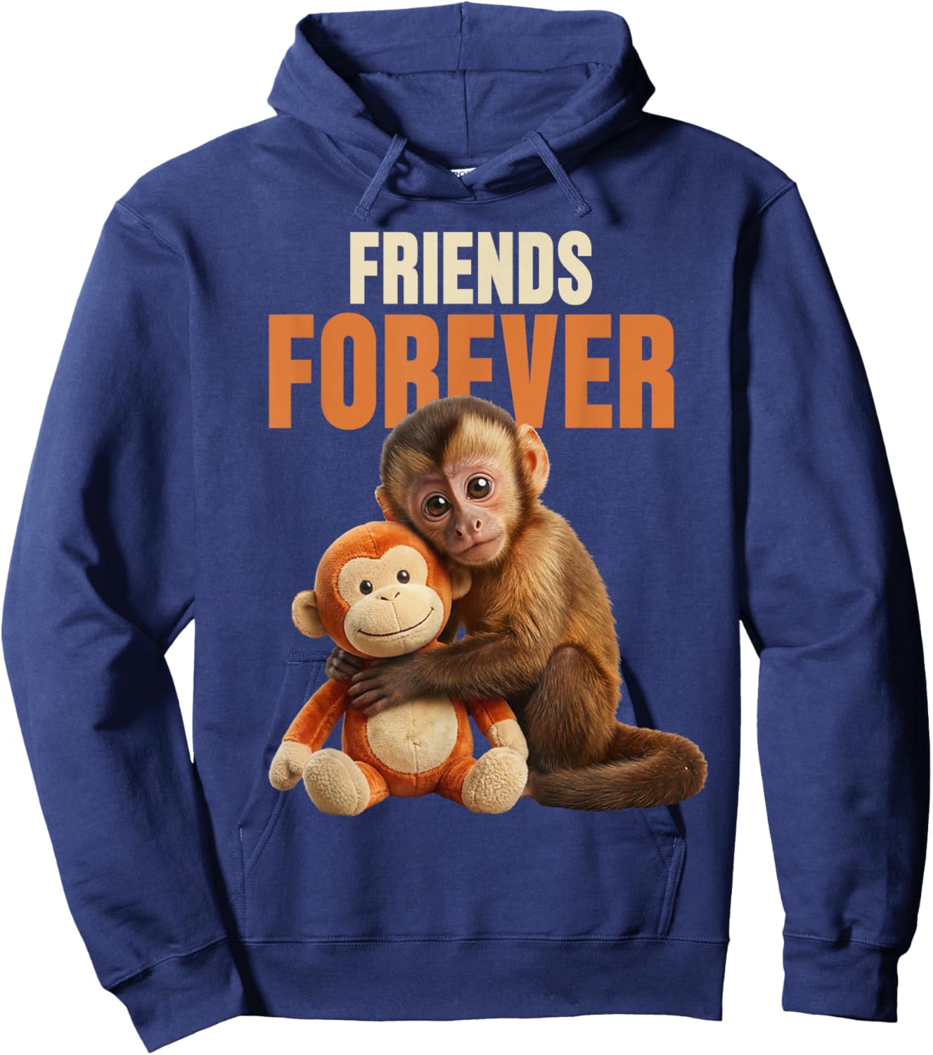 Baby Monkey Punch Friends Forever Hoodie - Hoodie | Navy
