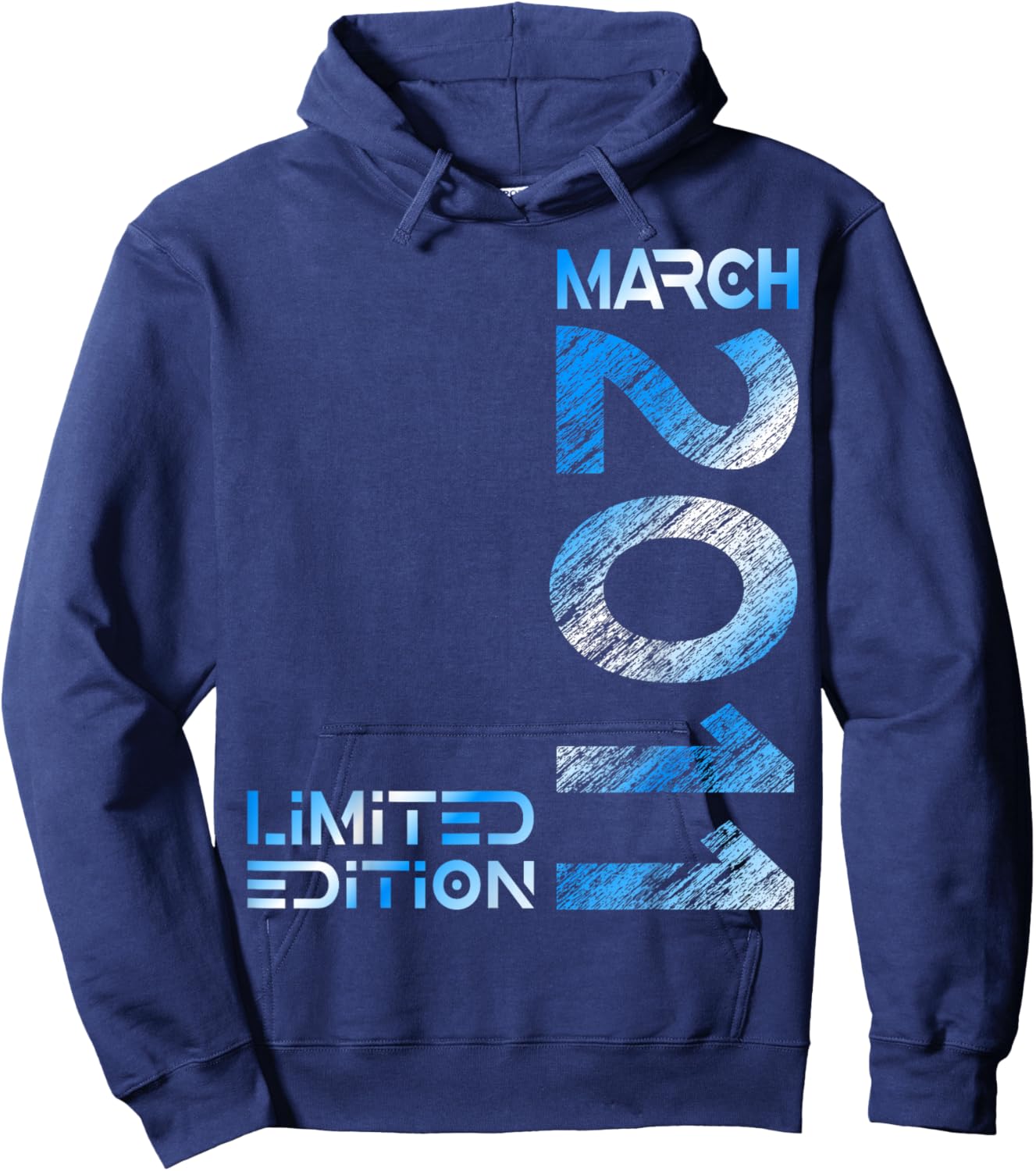 Limited Edition March 2011 Vintage 15. Birthday Hoodie - Hoodie | Navy