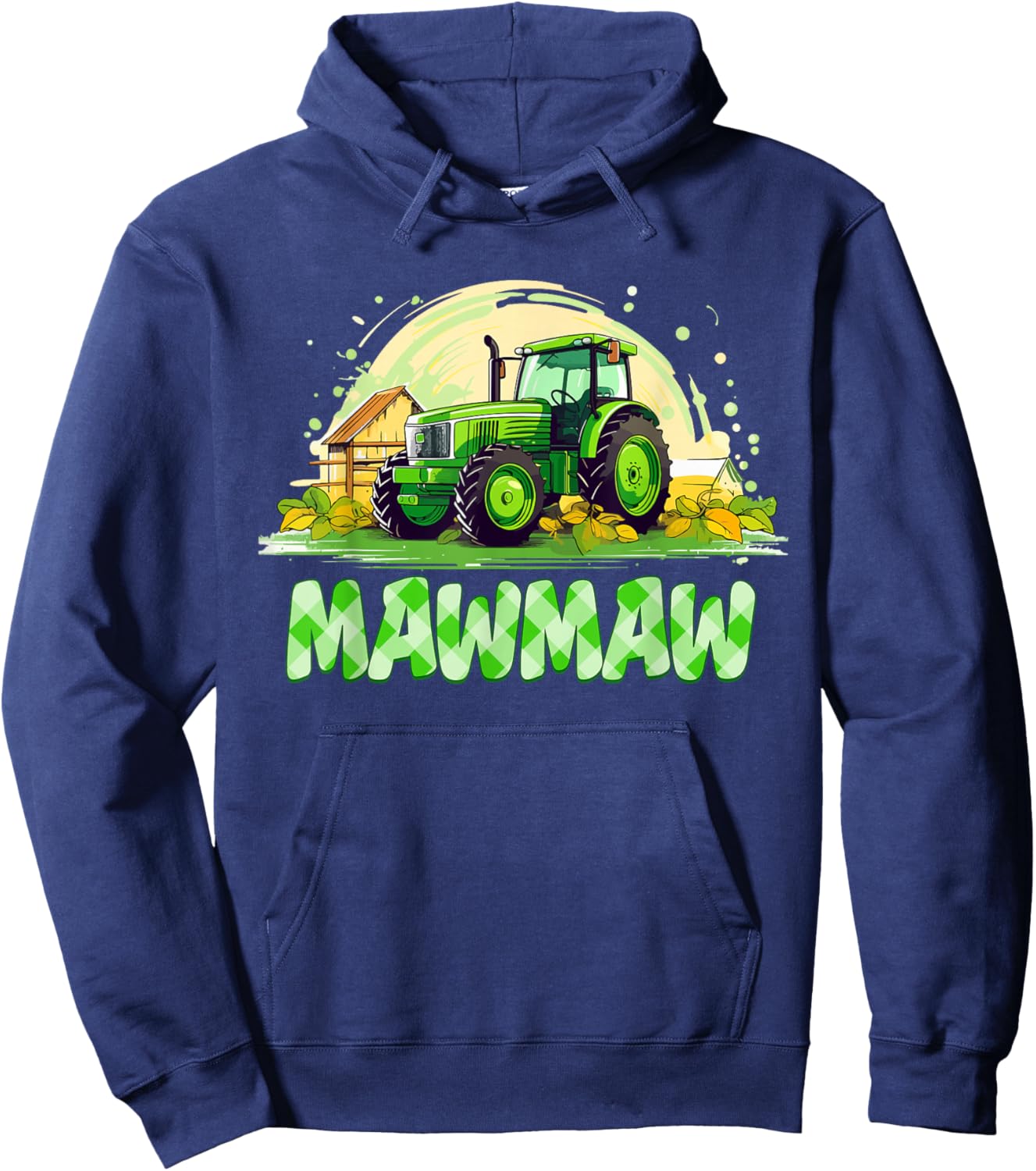 Mawmaw Family Tractors Farm Trucks Hoodie - Hoodie | Navy