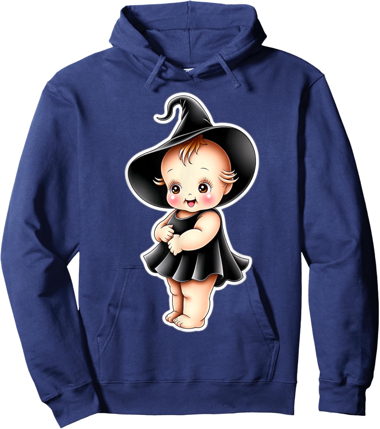 Kewpie Baby Witch Cute Hoodie - Hoodie | Navy