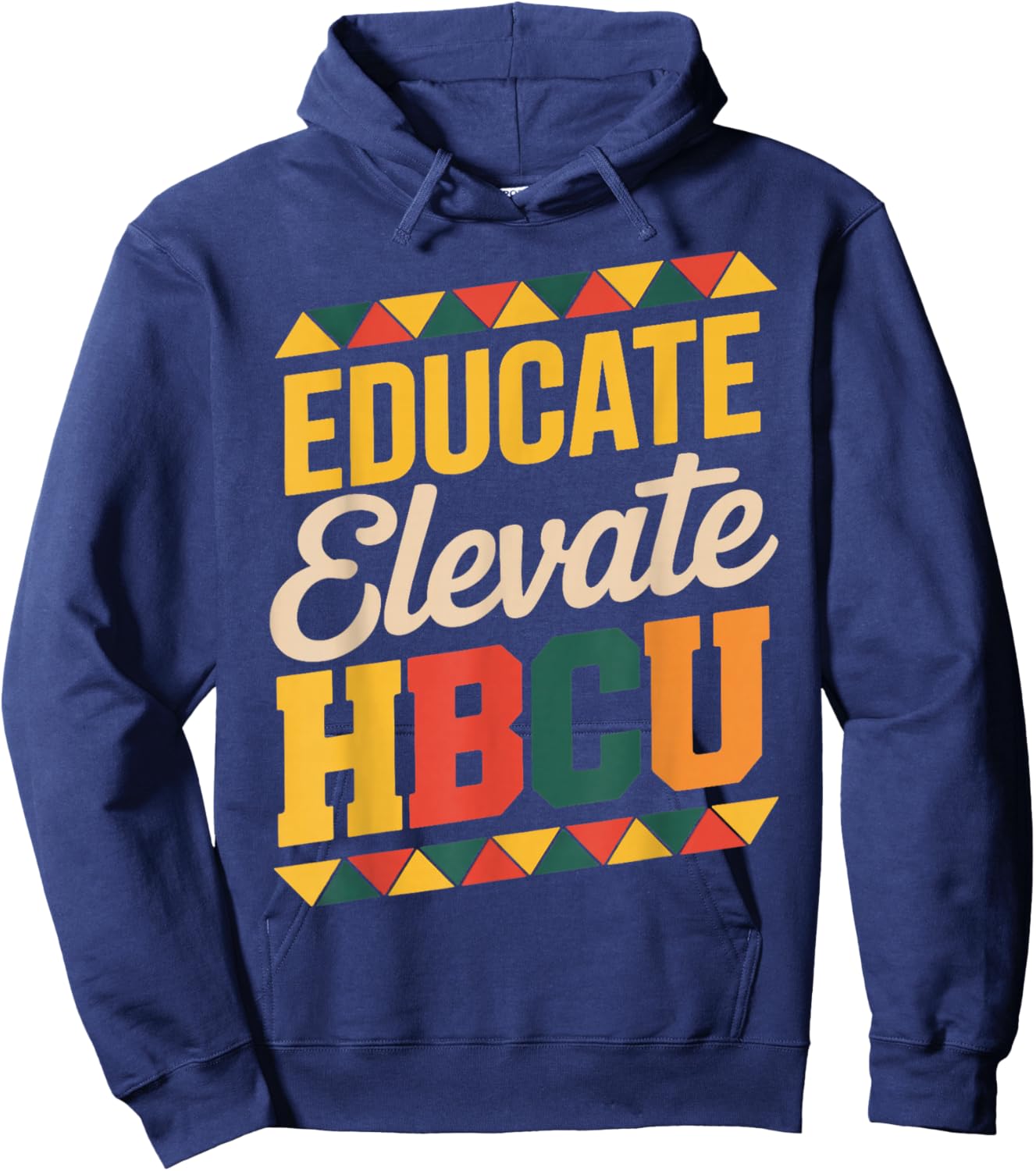 Educated HBCU Juneteenth School Historical HBCU Hoodie - Hoodie | Navy