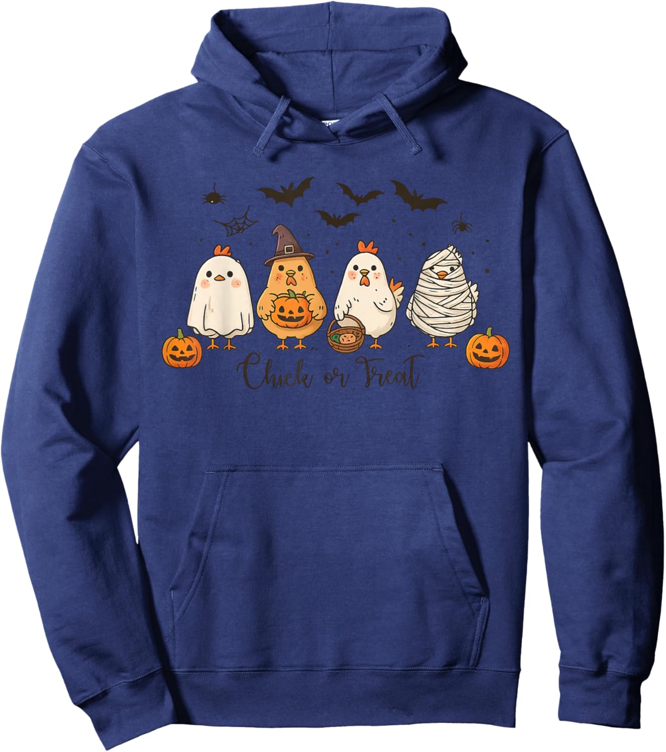 Funny Chicken Halloween Chickentee Hoodie - Hoodie | Navy