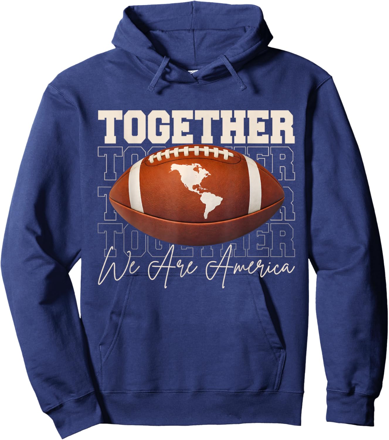 Together We are America Hoodie - Hoodie | Navy