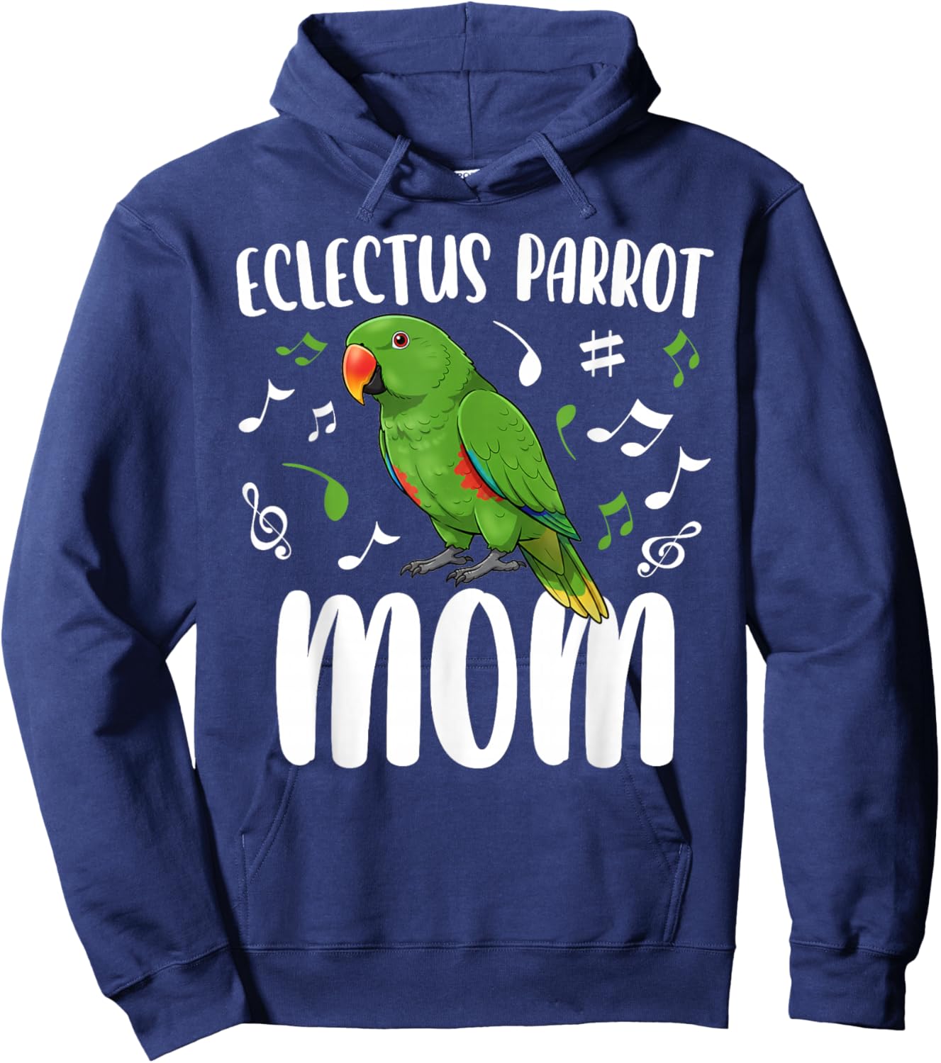 Eclectus Parrot Mom Moluccan Eclectus Owner Hoodie - Hoodie | Navy