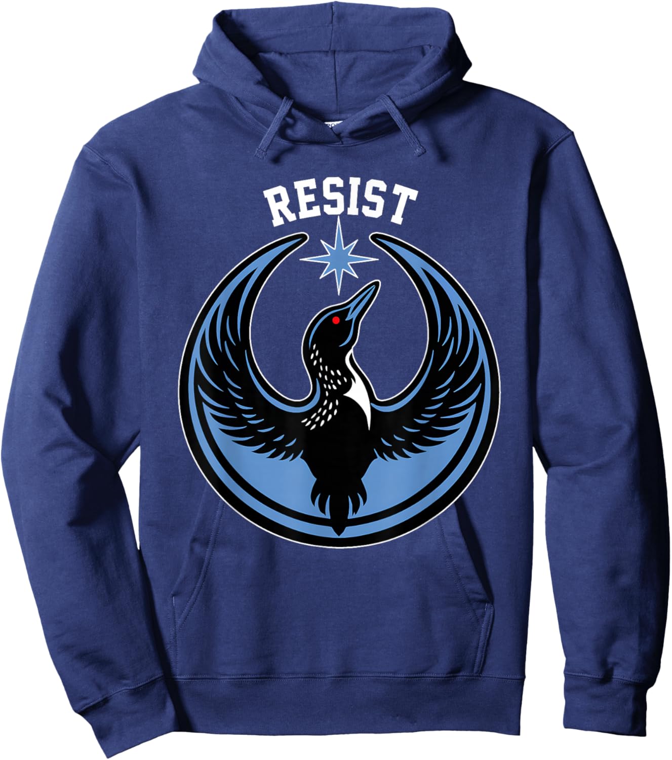 Resist Minnesota Rebel New State Flag Hoodie - Hoodie | Navy