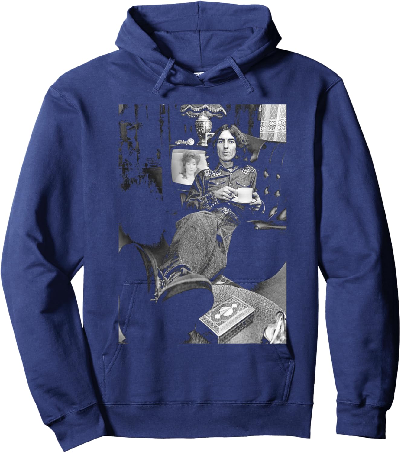 George Harrison The Beatles My Sweet Lord 1976 Hoodie - Hoodie | Navy