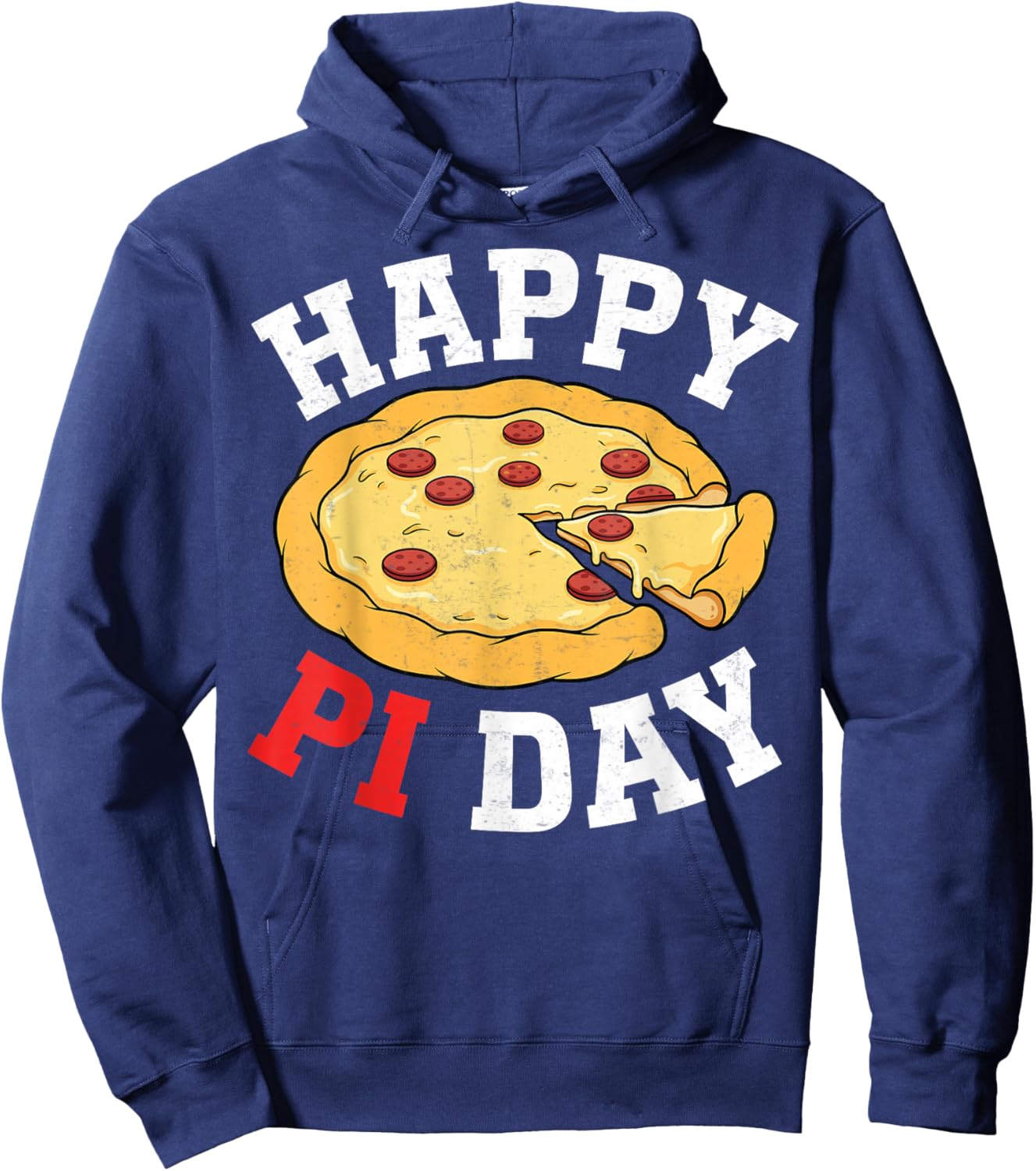 Happy Pi Day - Pizza Lover Math Pie 3.14 Hoodie - Hoodie | Navy