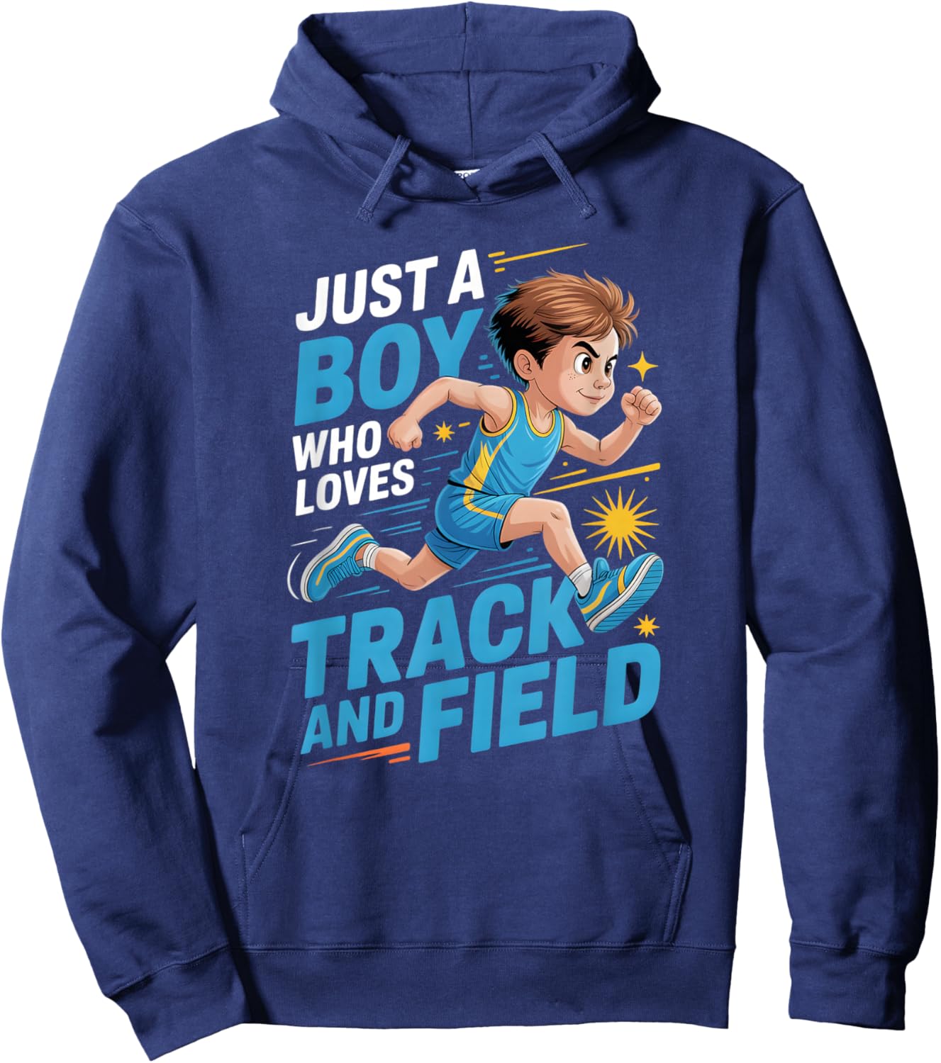 Boys Track and Field Hoodie - Hoodie | Navy
