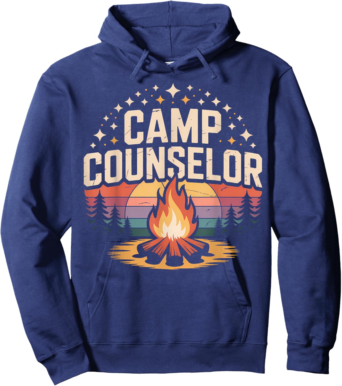 Camp Counselor for Summer Camps Staff Hoodie - Hoodie | Navy