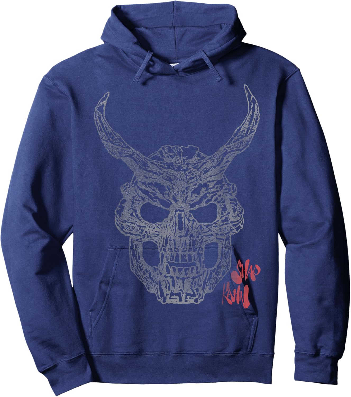 Mortal Kombat 2 - Shao Kahn Tonal Hoodie - Hoodie | Navy