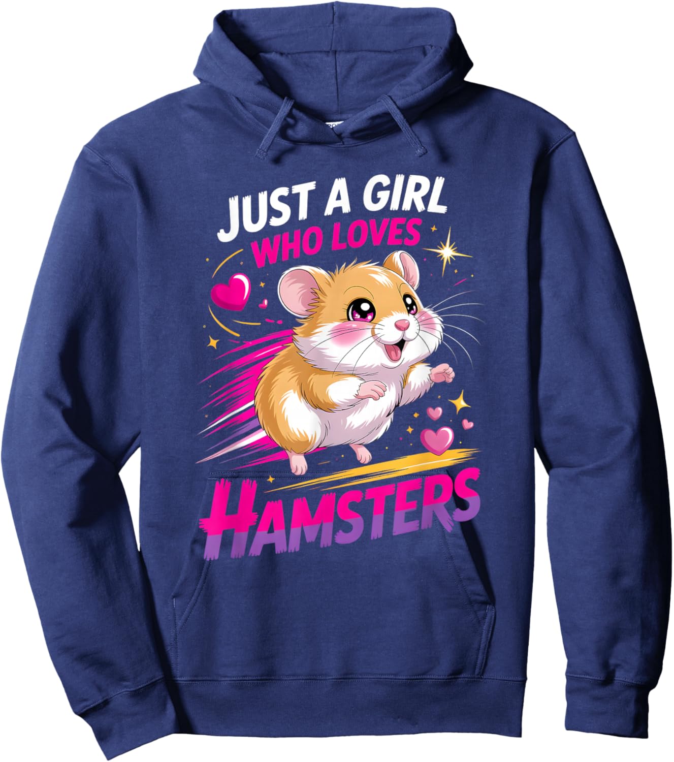 Girls Hamster Hoodie - Hoodie | Navy