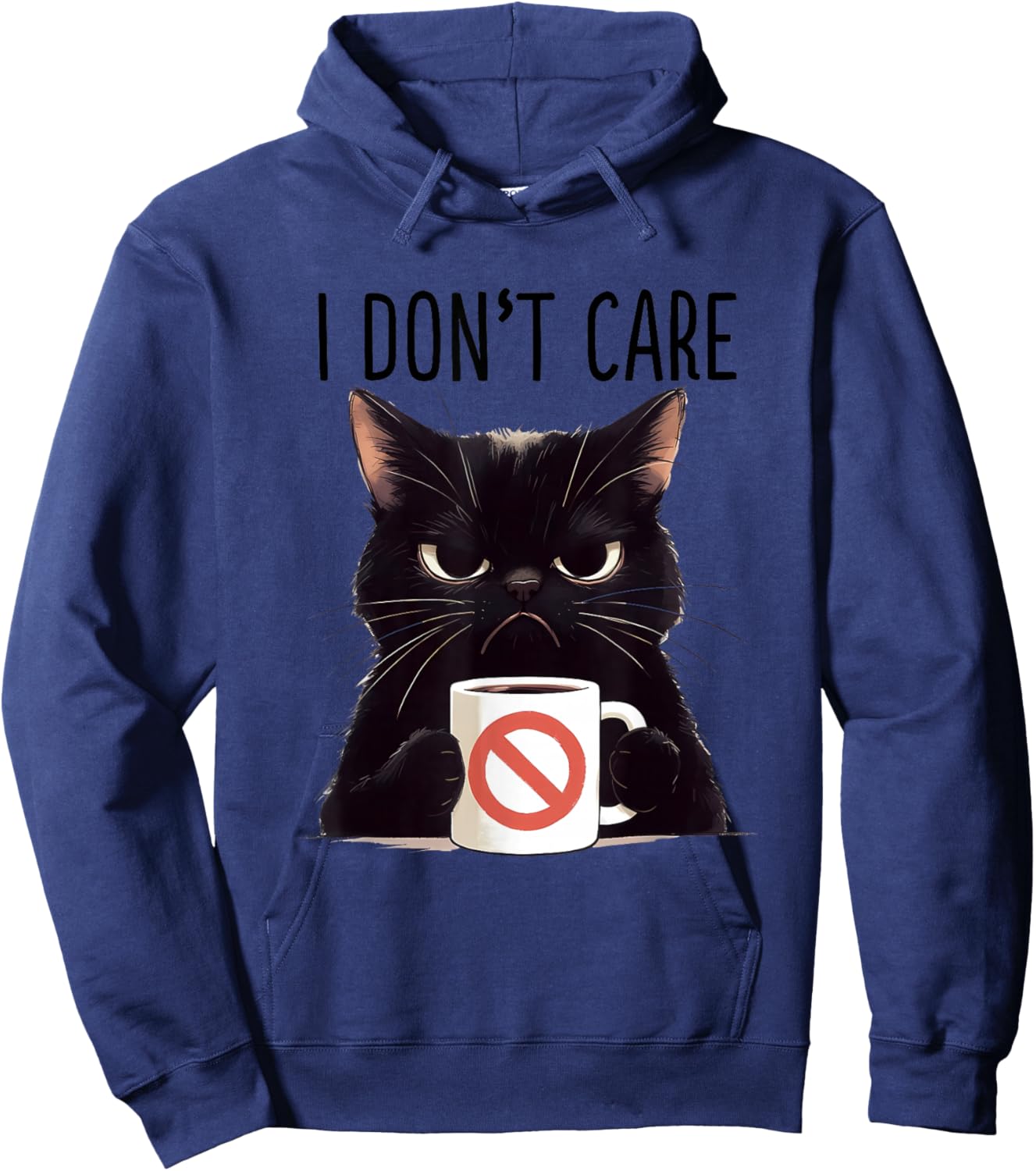 Funny Cat Lover Humor for Cat Mom Girls Hoodie - Hoodie | Navy