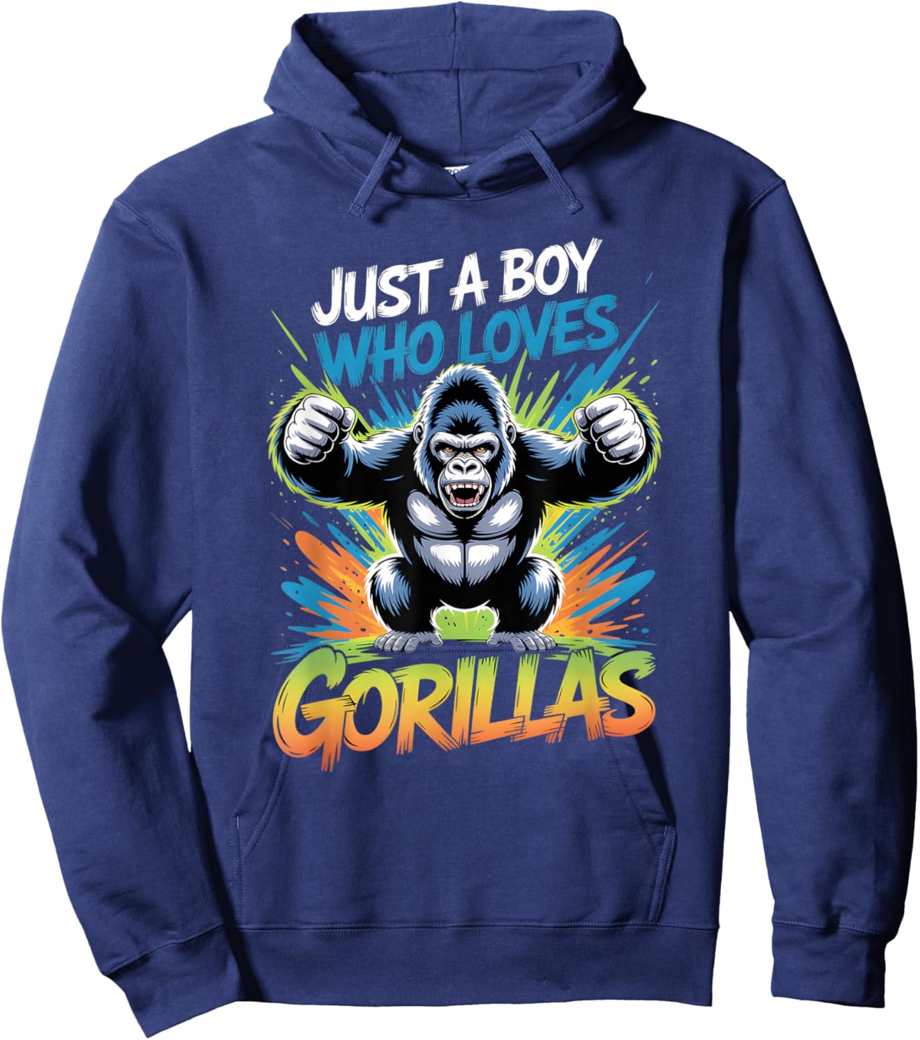 Boys Gorilla Hoodie - Hoodie | Navy