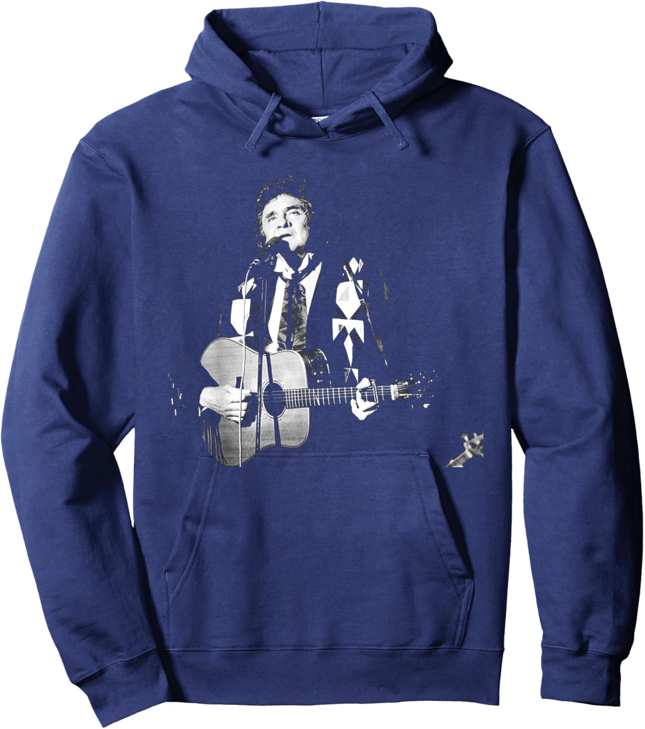Johnny Cash is Coming to Town Era 1987 Live Hoodie - Hoodie | Navy