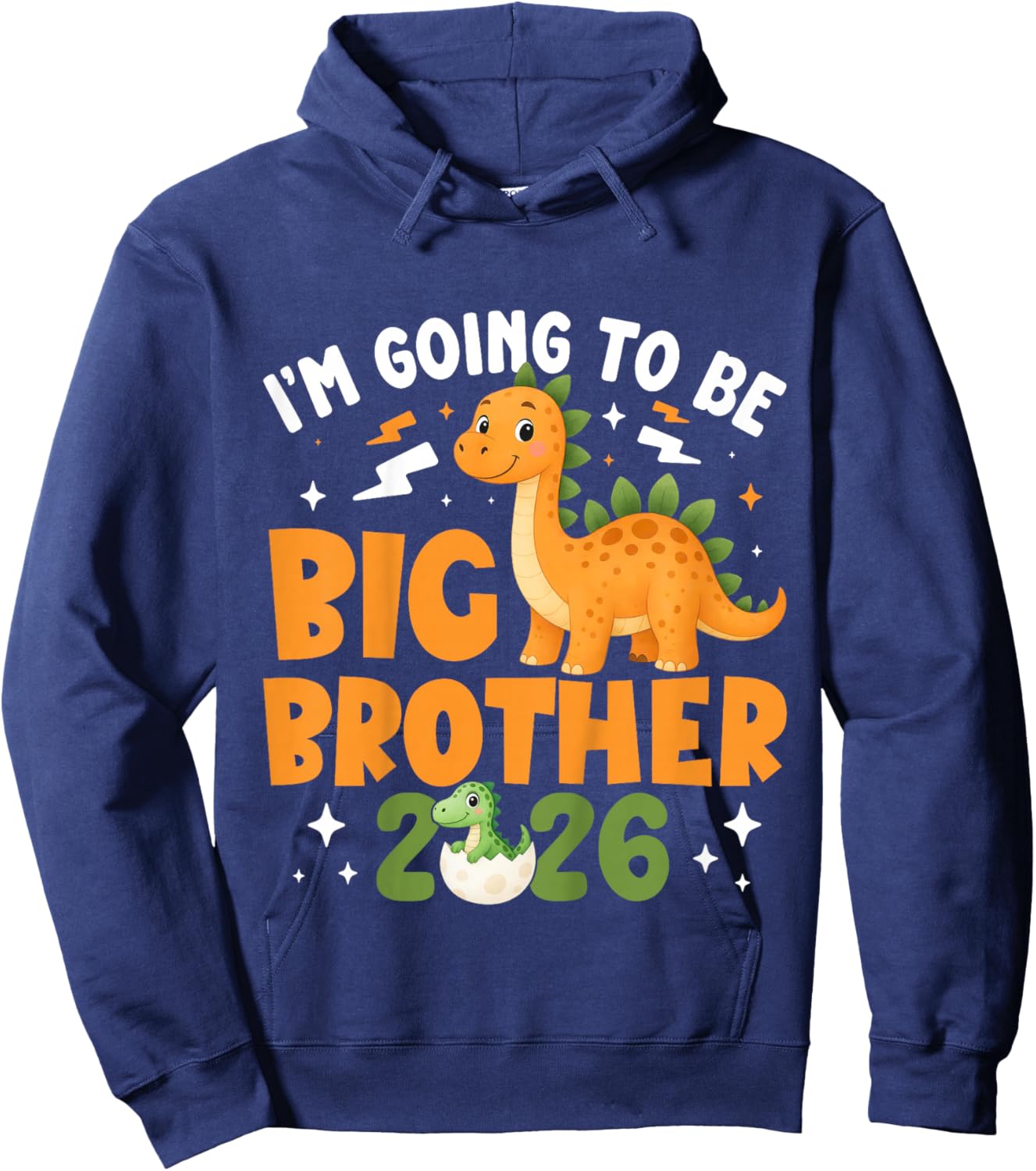 Kids Im Going to be Big Brother 2026 Hoodie - Hoodie | Navy