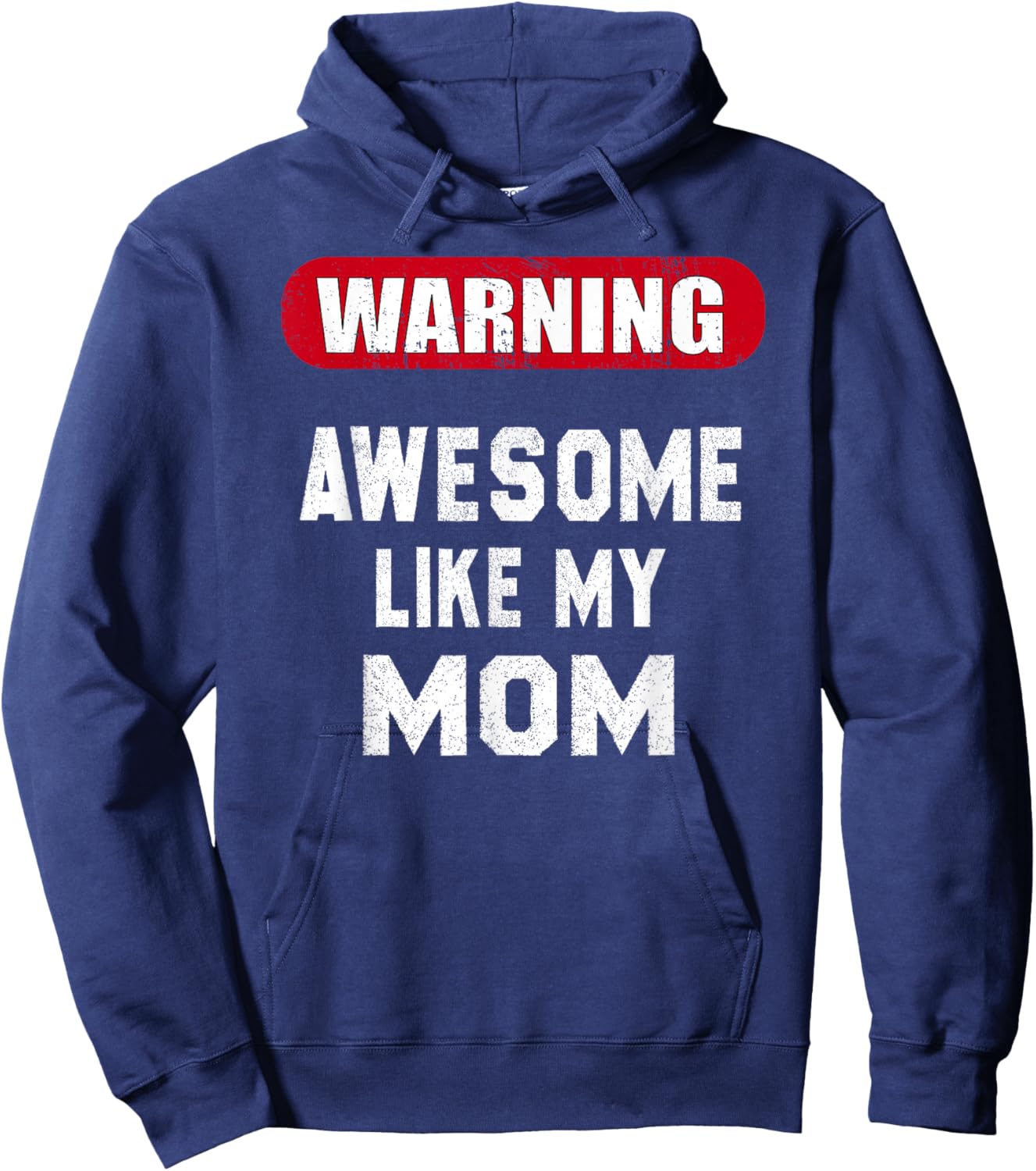 Awesome Like My Mom Funny Mother's Day Hoodie - Hoodie | Navy