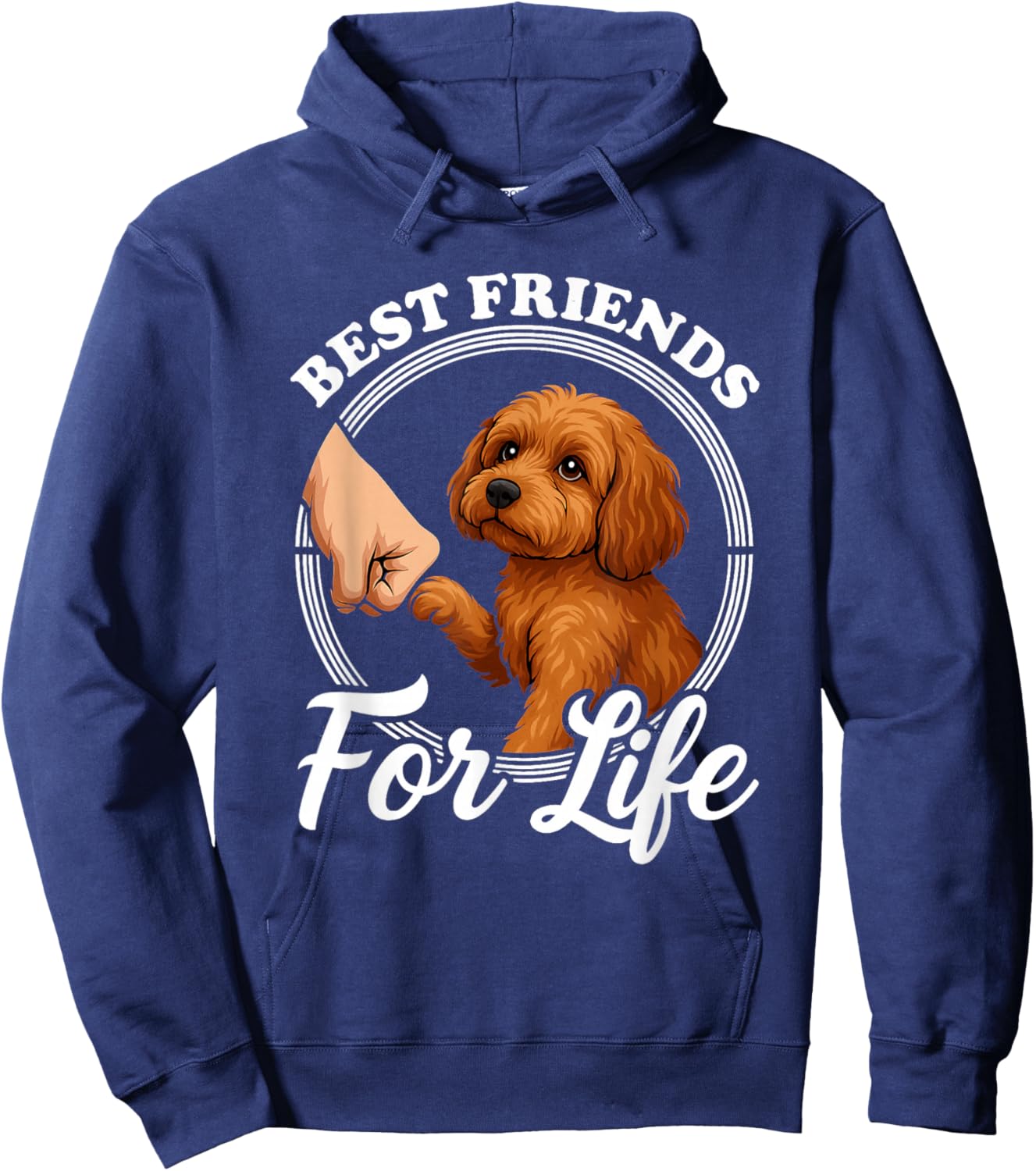 Cavapoo Lover Design Beautiful Cavapoo Dog Hoodie - Hoodie | Navy