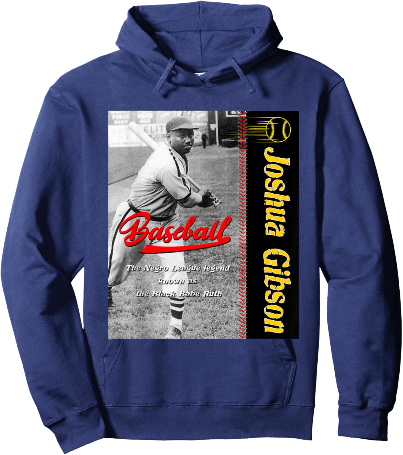 Josh Gibson_001 Hoodie - Hoodie | Navy