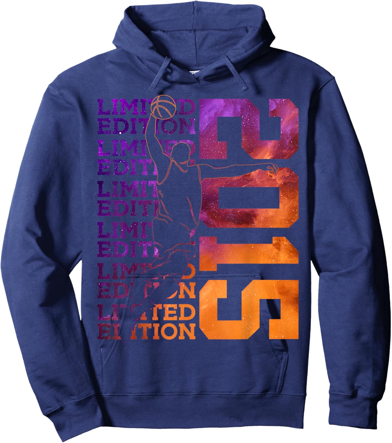 Limited Edition 2015 Basketball 11TH Birthday Hoodie - Hoodie | Navy