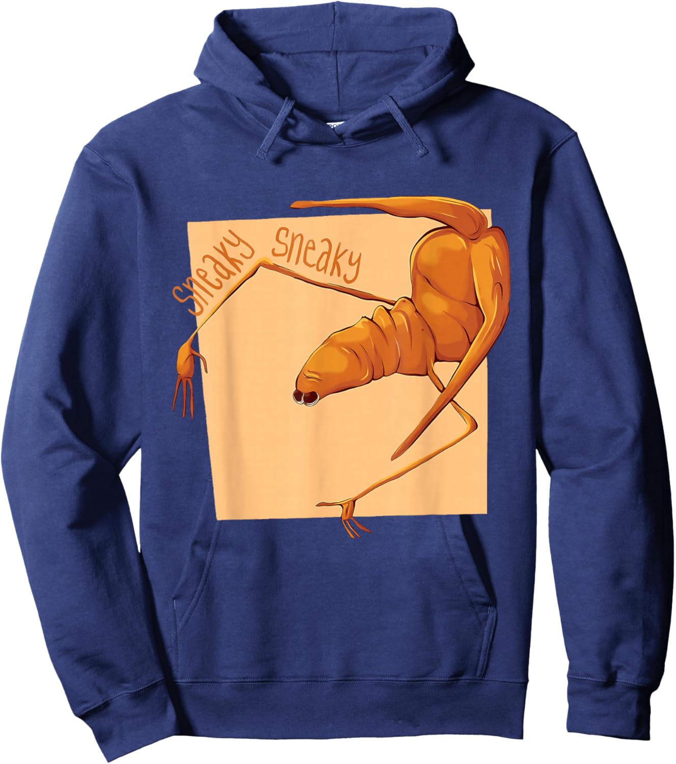 Sneaky Marcus The Worm Funny Meme Hoodie - Hoodie | Navy