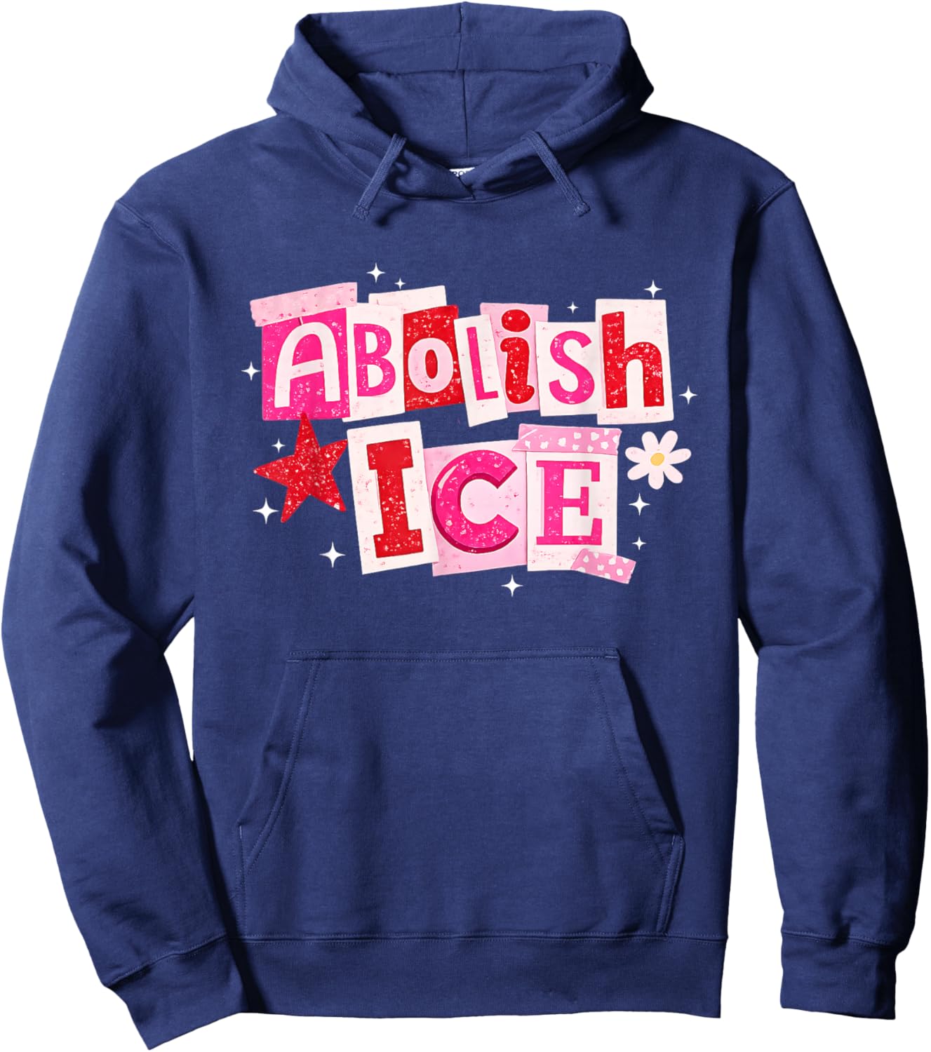 Abolish ICE, Valentine Funny Hoodie - Hoodie | Navy