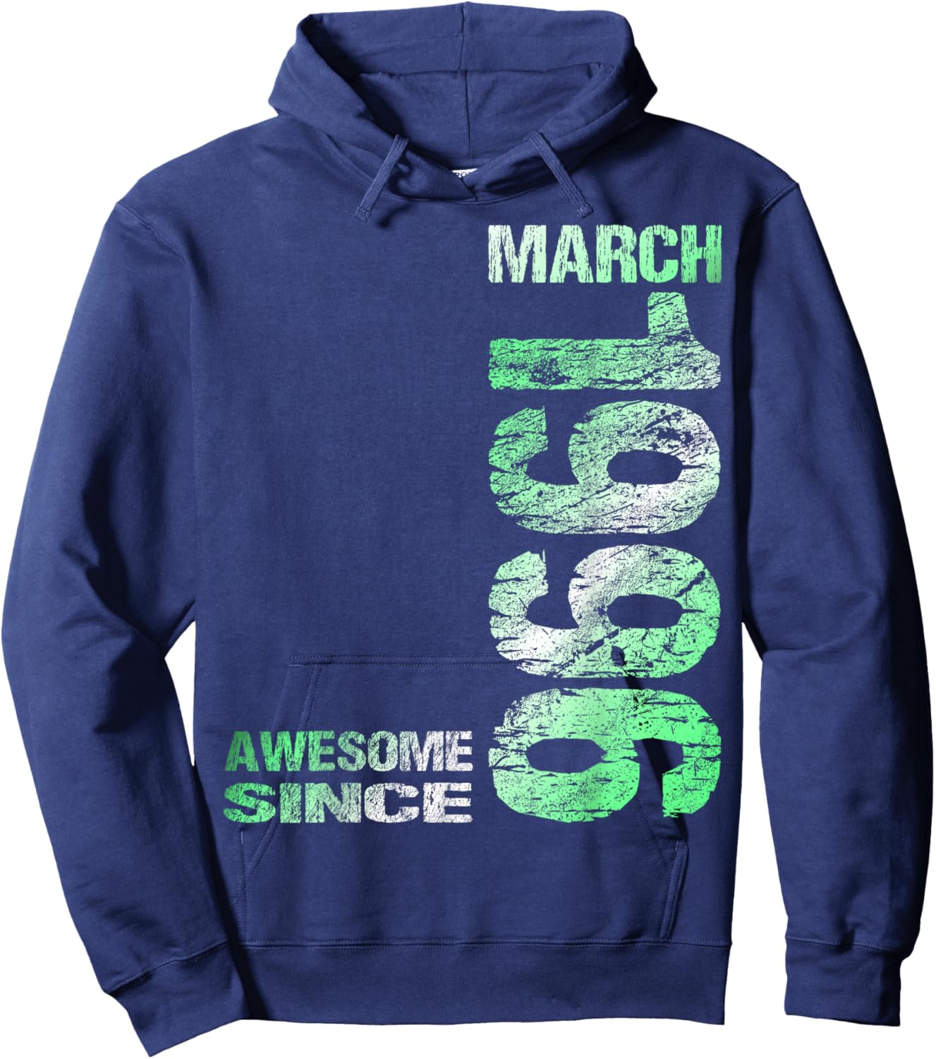 Awesome Since March 1996 30th Birthday Hoodie - Hoodie | Navy