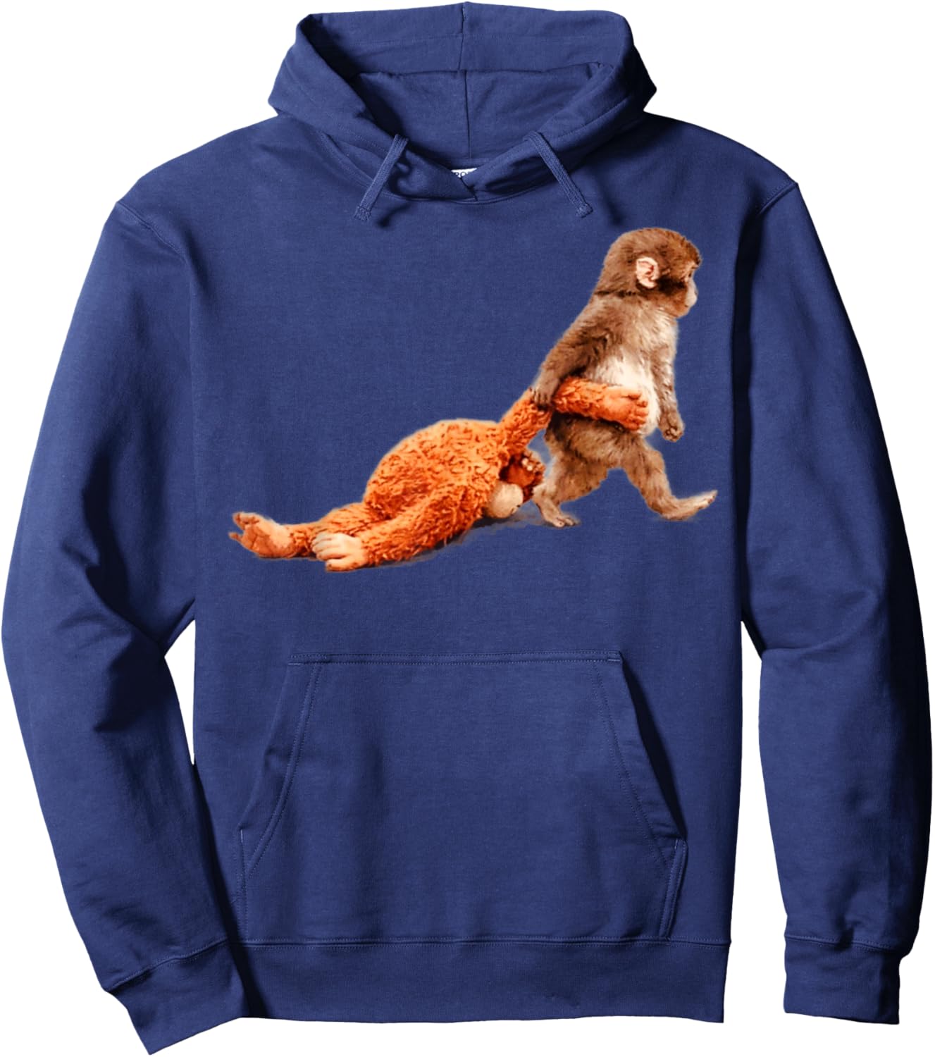 Baby Monkey Punch , Women boy Kids Hoodie - Hoodie | Navy