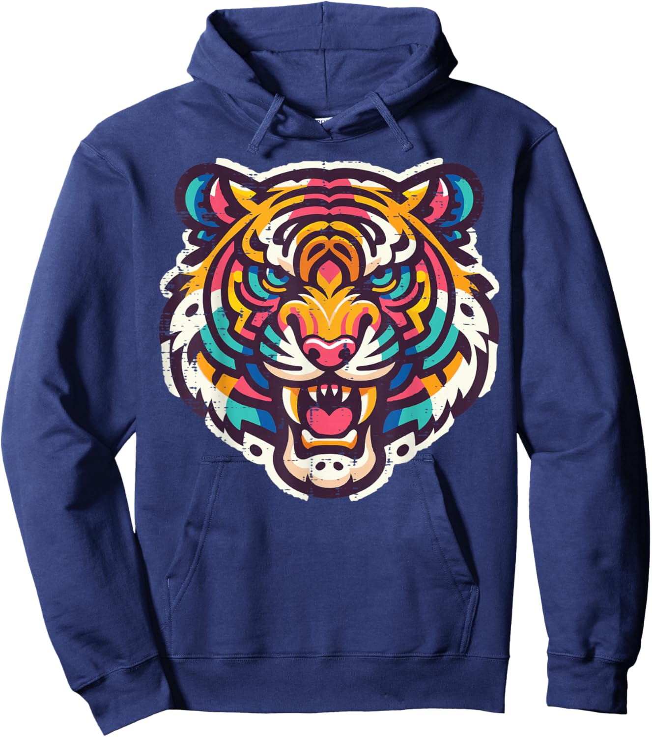 Tiger Men Kids Women Boys Girls Youth Teen Hoodie - Hoodie | Navy
