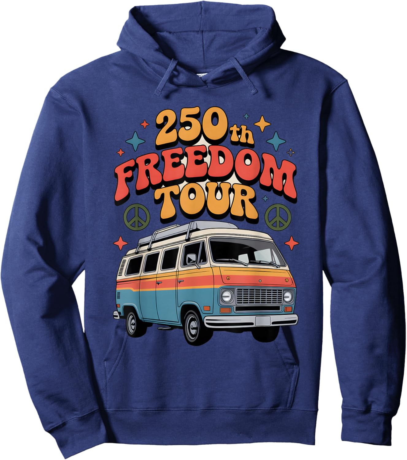 250 Years 1776-2026 250th Birthday Camping Hoodie - Hoodie | Navy