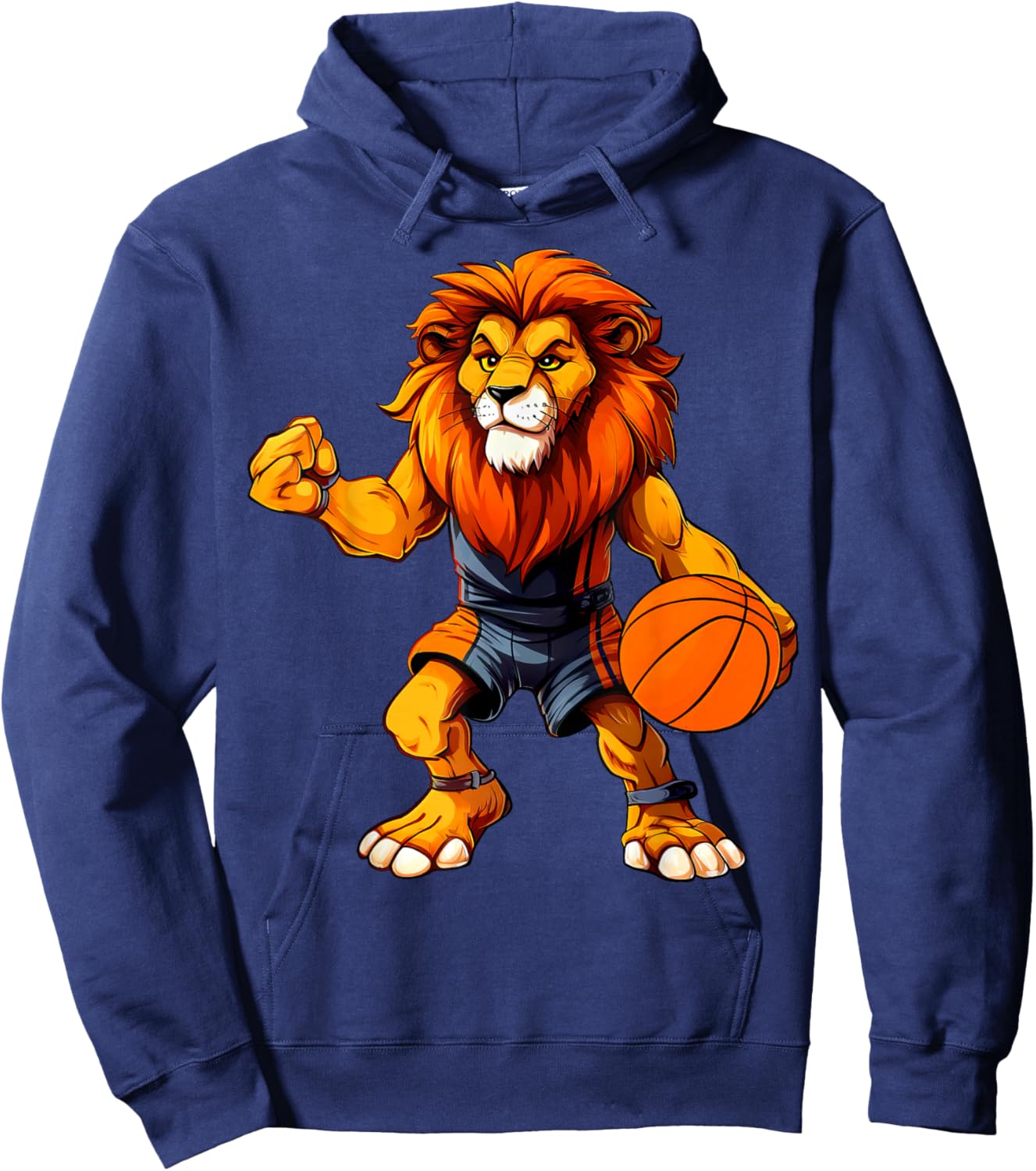 Basketball Lion Hoodie - Hoodie | Navy