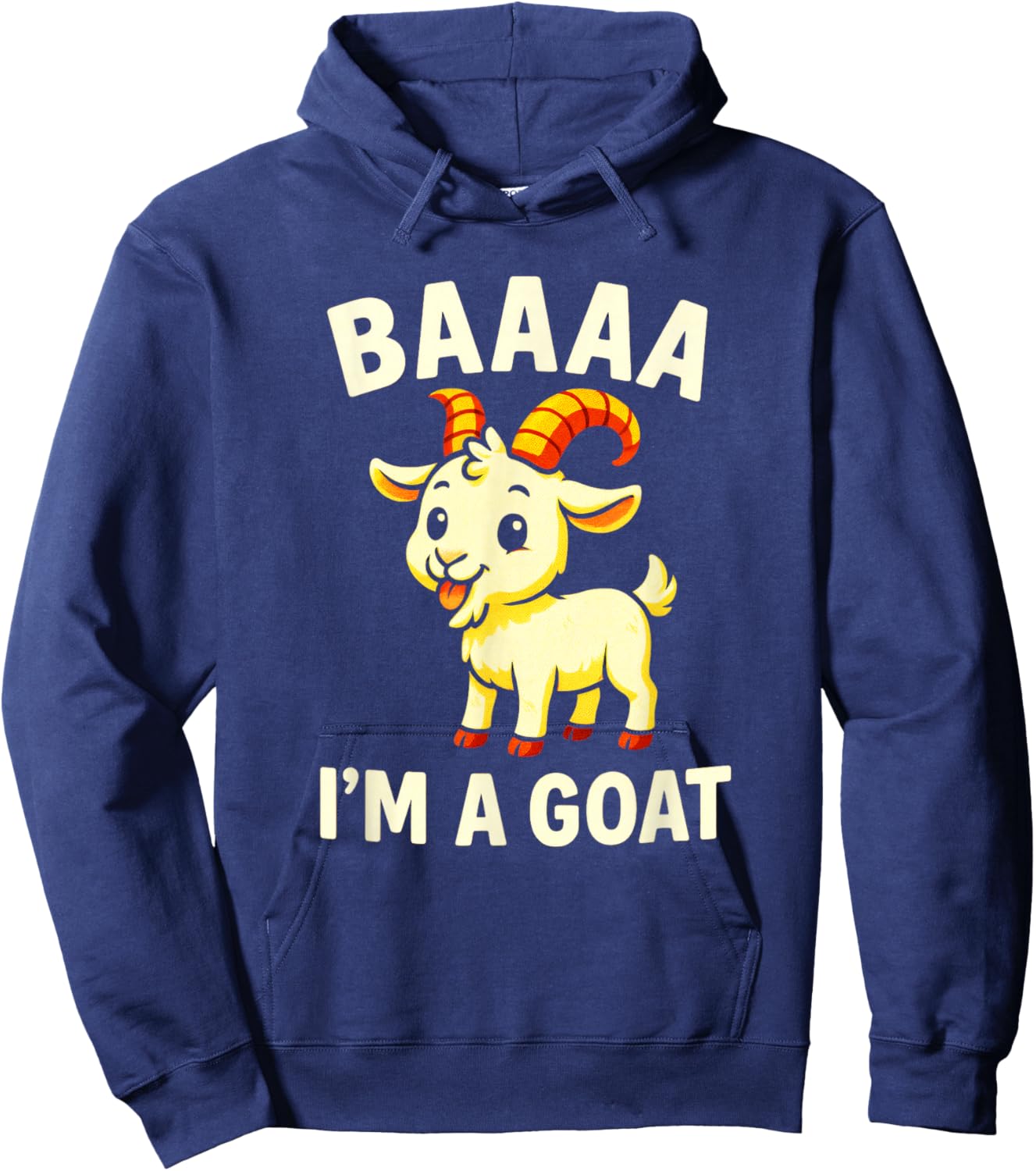 BAAAA I'm A Goat - Funny Halloween Costume Hoodie - Hoodie | Navy