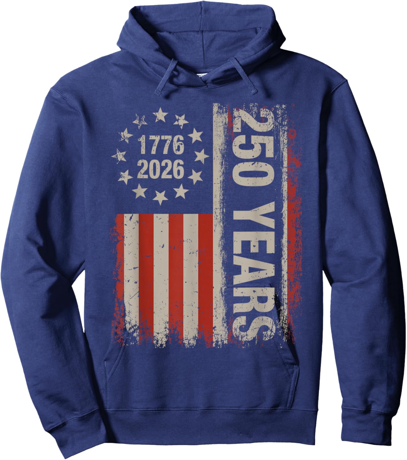 250 Years American Independence Anniversary Hoodie - Hoodie | Navy