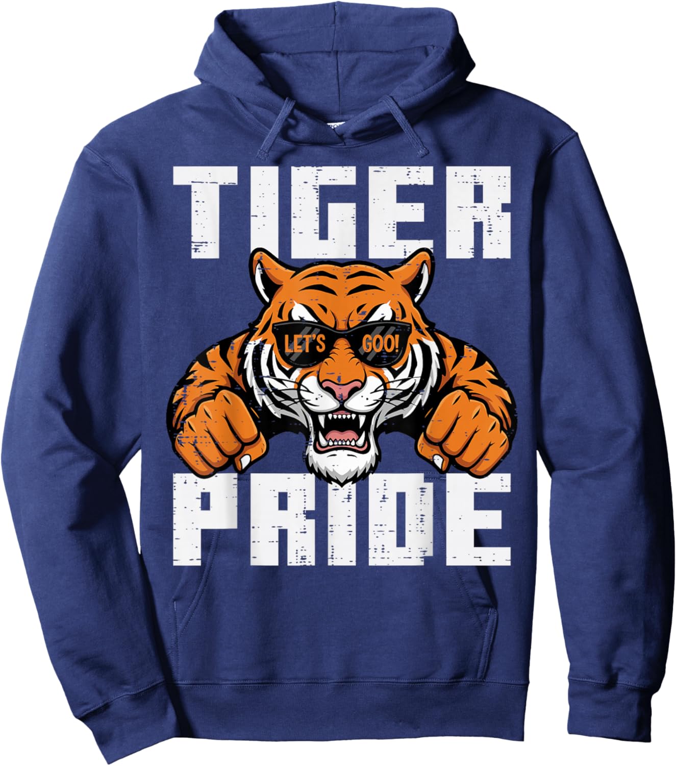 Tiger Women Kids Men Boys Girls Youth Teen Hoodie - Hoodie | Navy