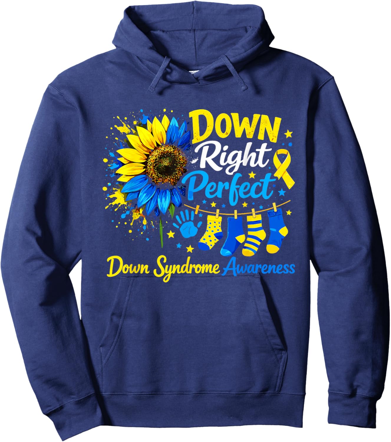World Down Syndrome Day Awareness Hoodie - Hoodie | Navy