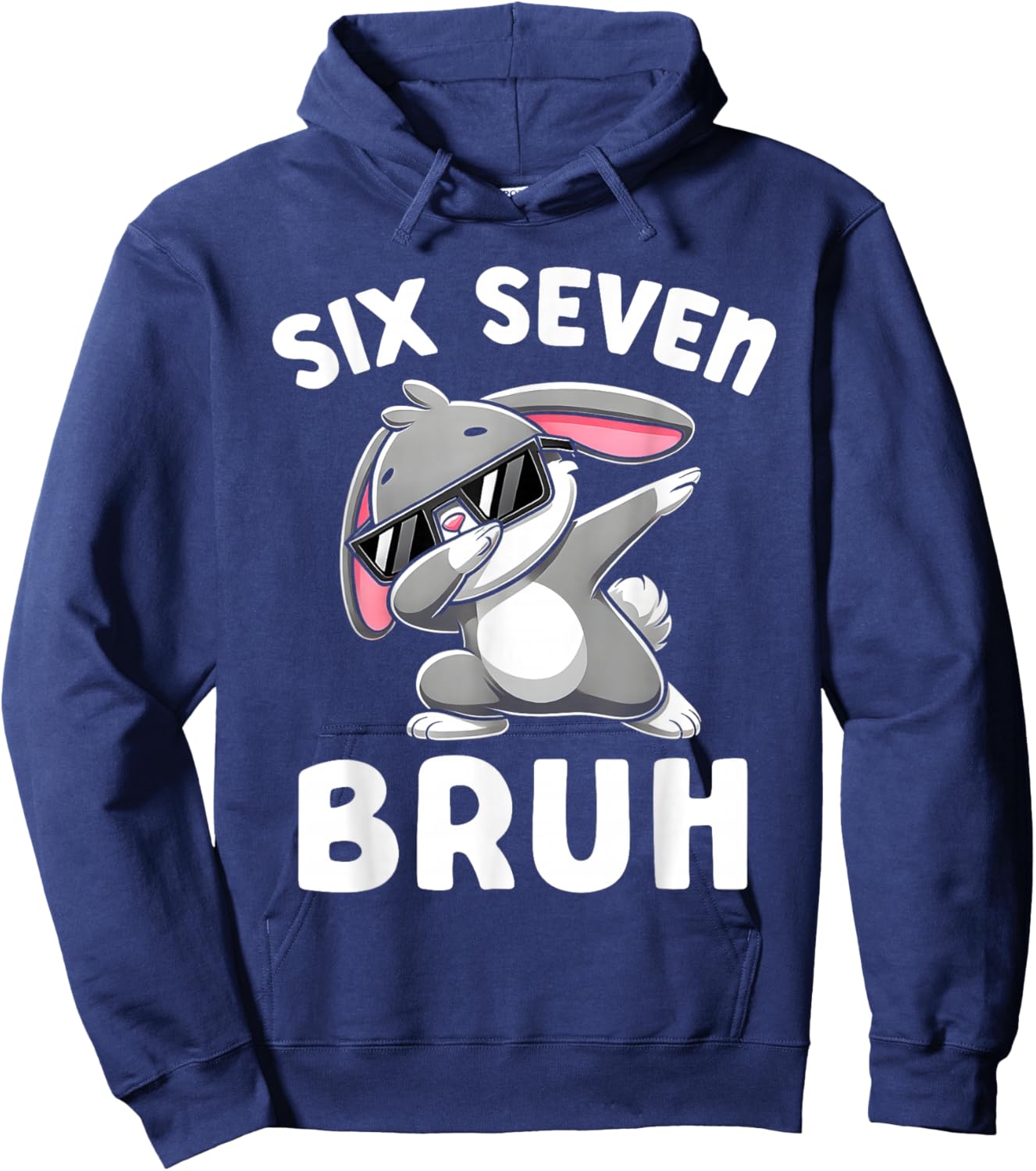 Face with Sunglasses Easter Day Hoodie - Hoodie | Navy