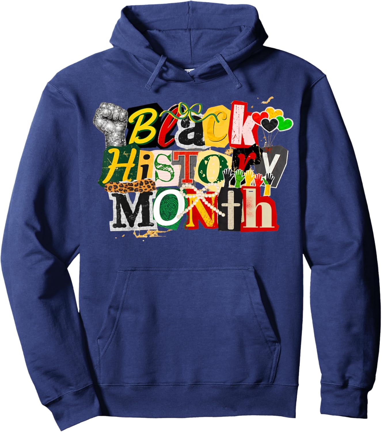 Black History Month Hoodie - Hoodie | Navy