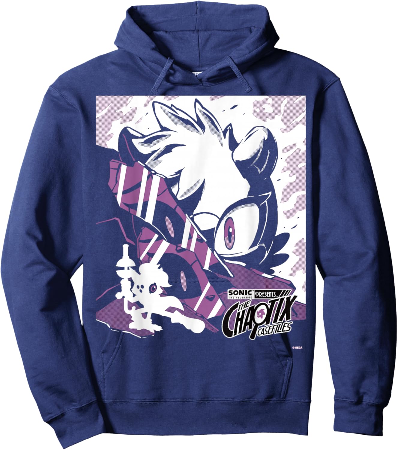 Sonic The Hedgehog Chaotix Casefiles Episode 3 Hoodie - Hoodie | Navy