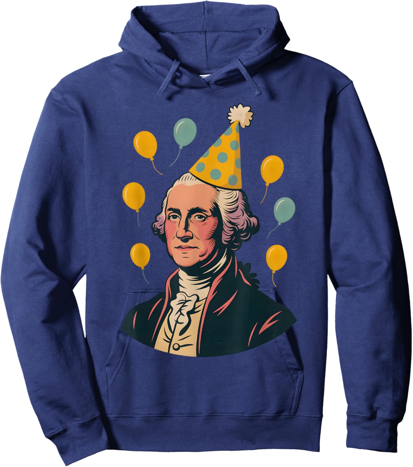 George Washington Birthday Hoodie - Hoodie | Navy