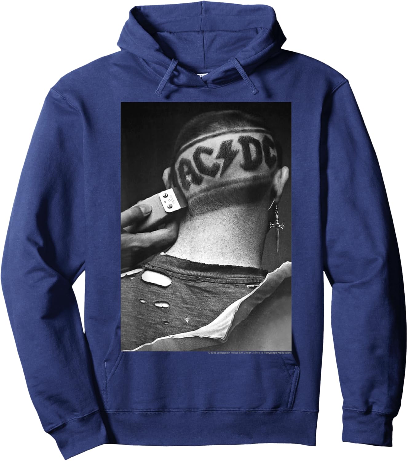 AC/DC Music Band Fan Electric Style Hoodie - Hoodie | Navy